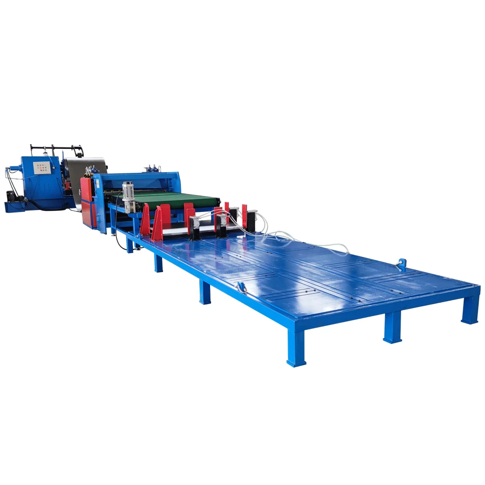 Steel Metal Leveling and Cutting to Length Machine for Board Making Enhanced Readability and Visibility