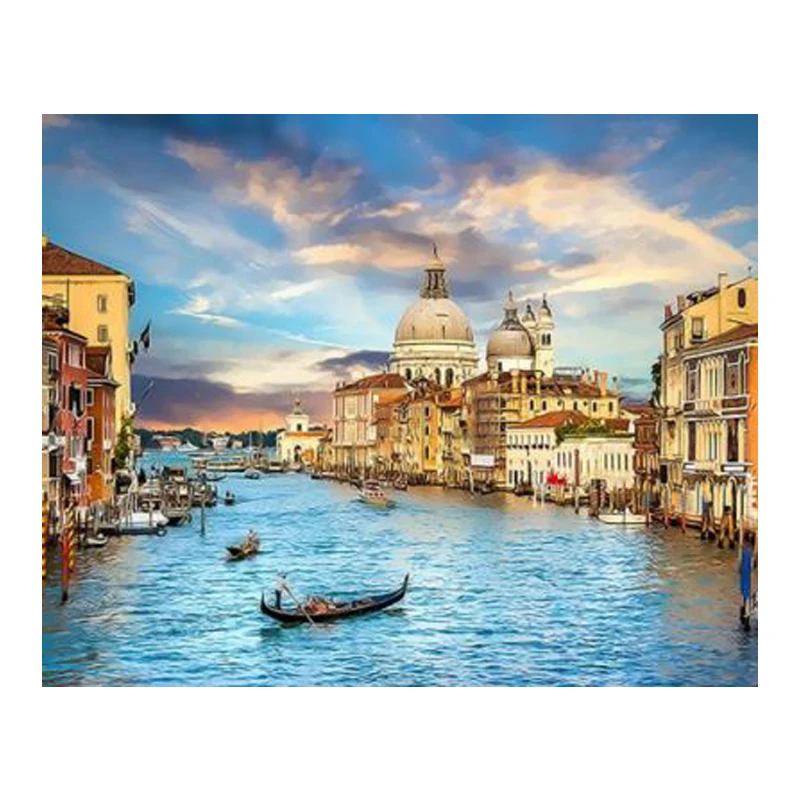 Hand-painted Art Gifts DIY Pictures Painting by Numbers Set