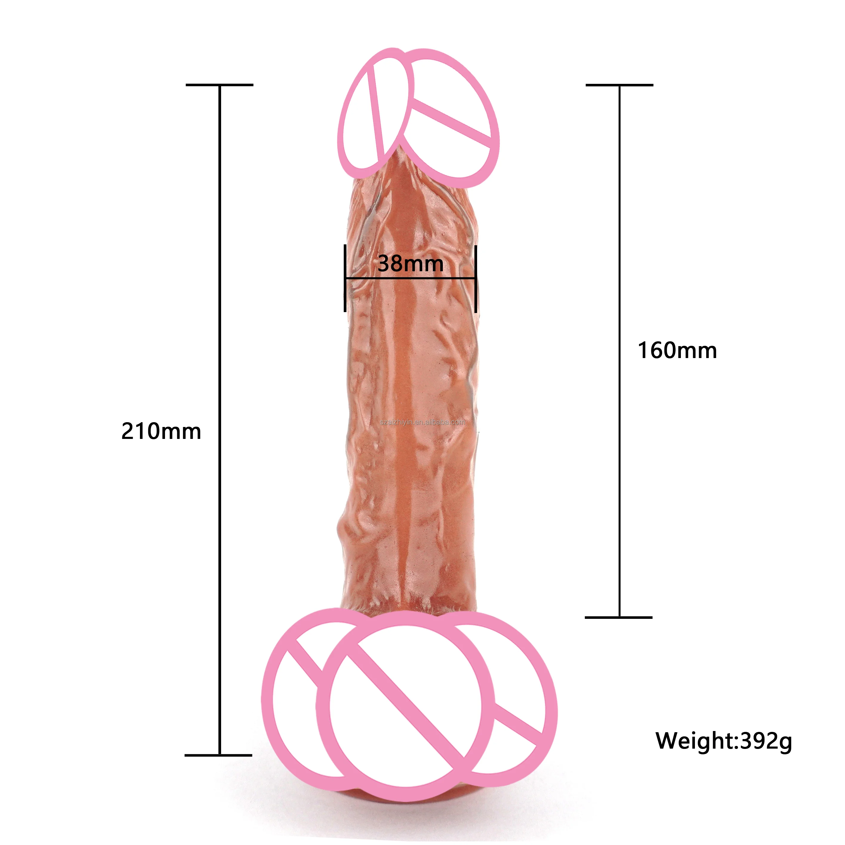 Three kinds of Brown Liquid Silicone automatic updown dildo vibrator Dildo Realistic body temperature Dildo Sex Toy For Woman