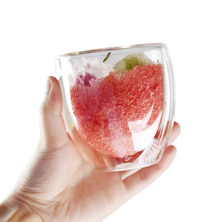 
Eco-friendly Double Wall Glass Cup With High Borosilicate Glass 