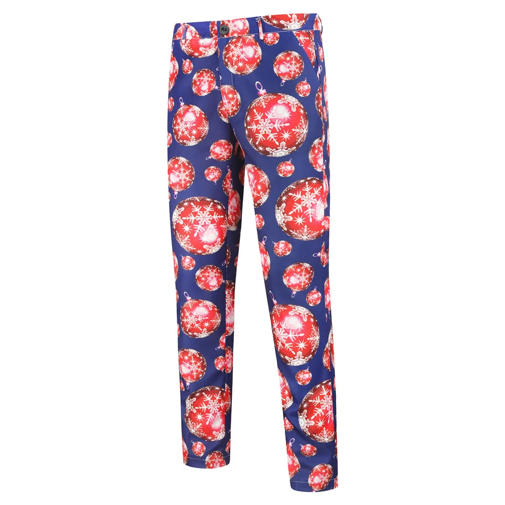 funny design new custom mens christmas modern suits for 3 piece slim fit