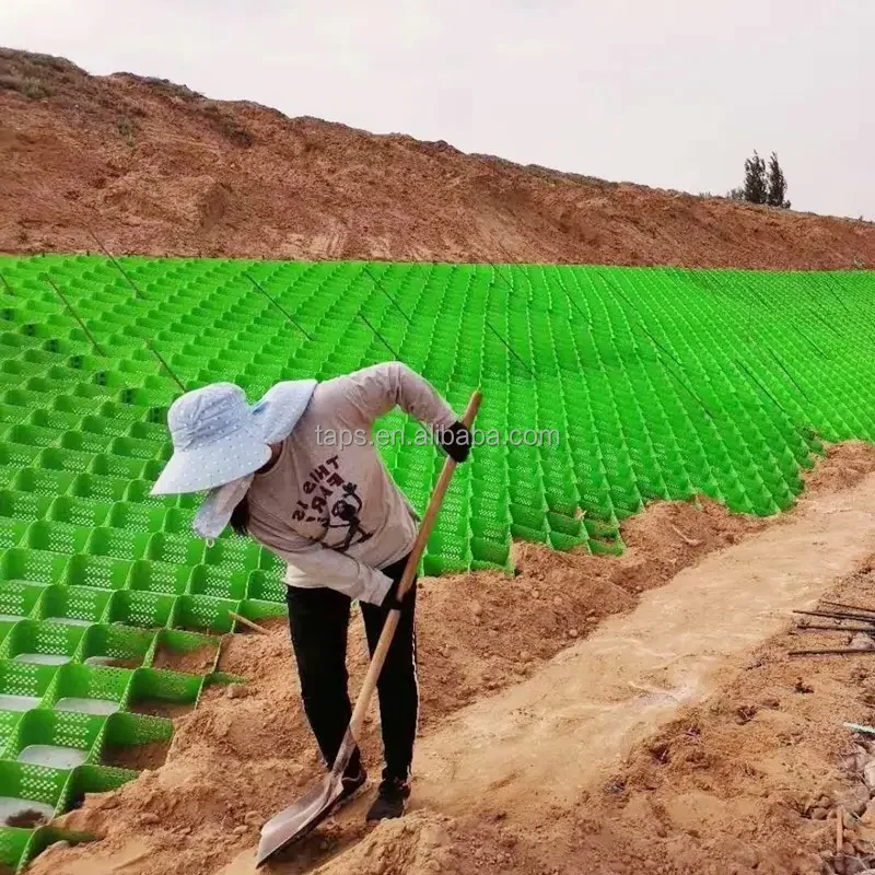 HDPE Plastic Paver Grid Geocell PP Material for Outdoor Use with Factory Price 3D Model Design Solution