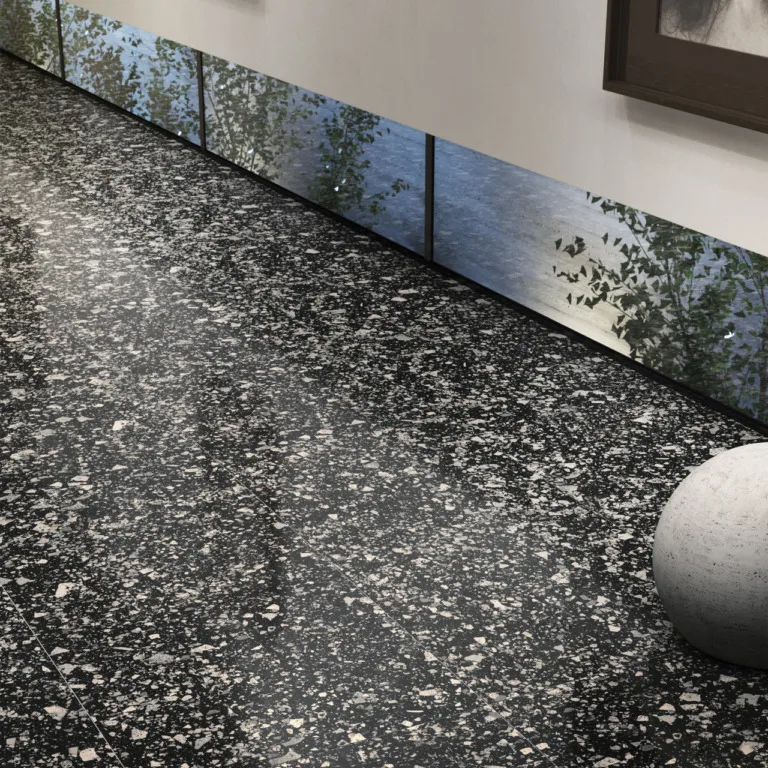 China Factory Cheap Colorful Cement Terrazzo Glazed Tile Matte Finished Porcelain Terrazzo 300x600 Dark Series Terrazzo