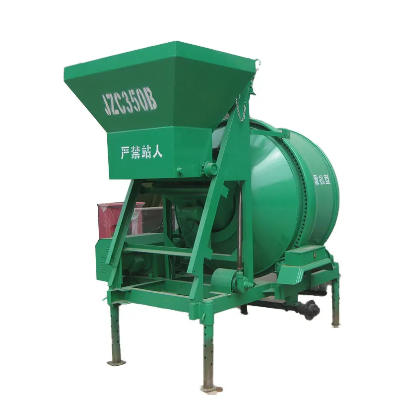 Direct Salejzc500 Concrete Mixer 500L Construction Mortar Fully Automatic Tipping Bucket Crawling Bucket Drum Mixer