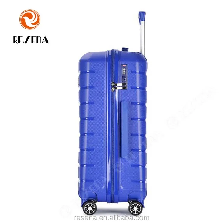 Trolley 360 degree travel suitcase sets pp hard shell luggage cart bag 20 24 28inch PP trolley luggage