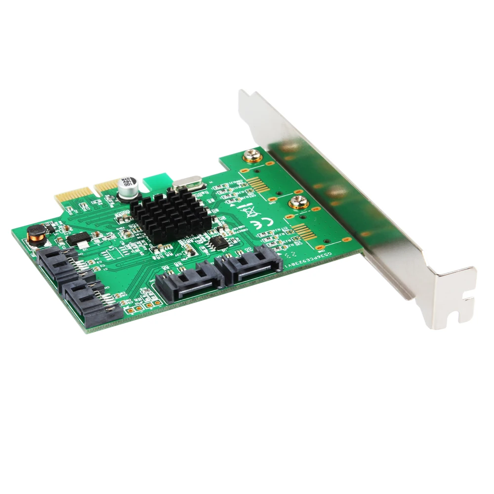  Плата контроллера Marvell 88SE9230 SATA 6 ГБ PCI-e PCI express на 4 порта III 3