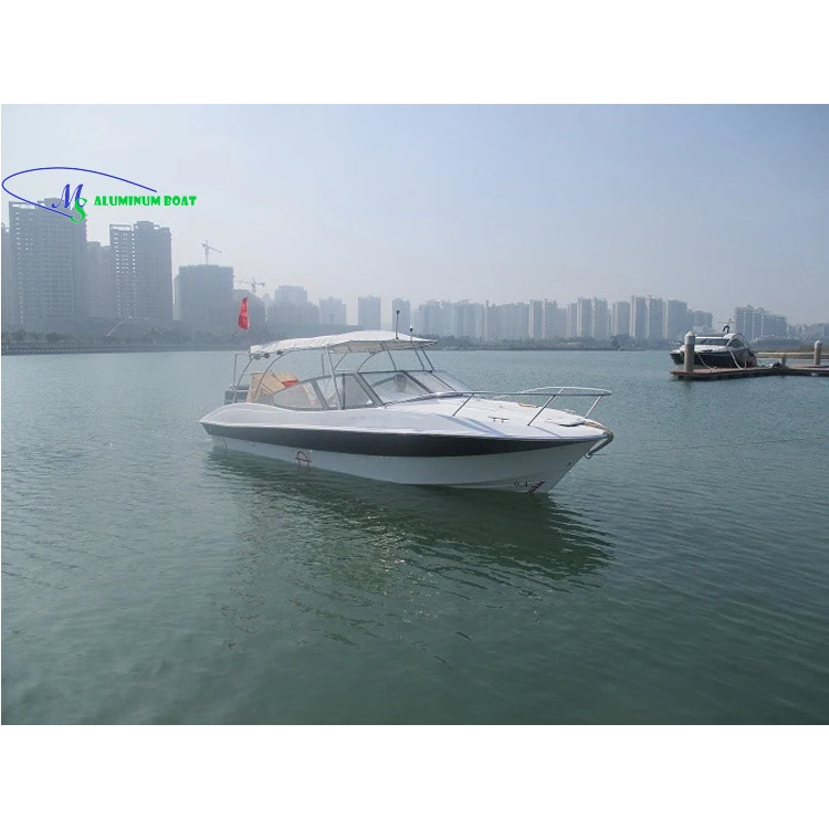 Aluminum passenger ship Sightseeing Traffic speed boat 7.52m 150hp for sale MS Aluminium boat