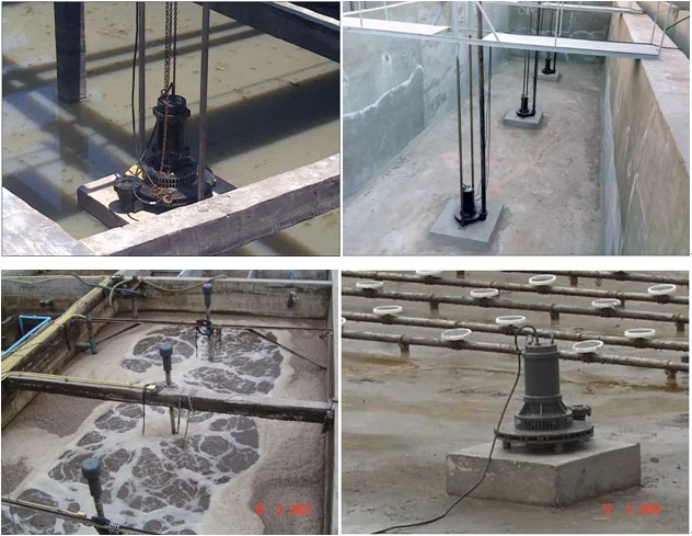 Industry aeration tank submersible  aerator for waste water treatment