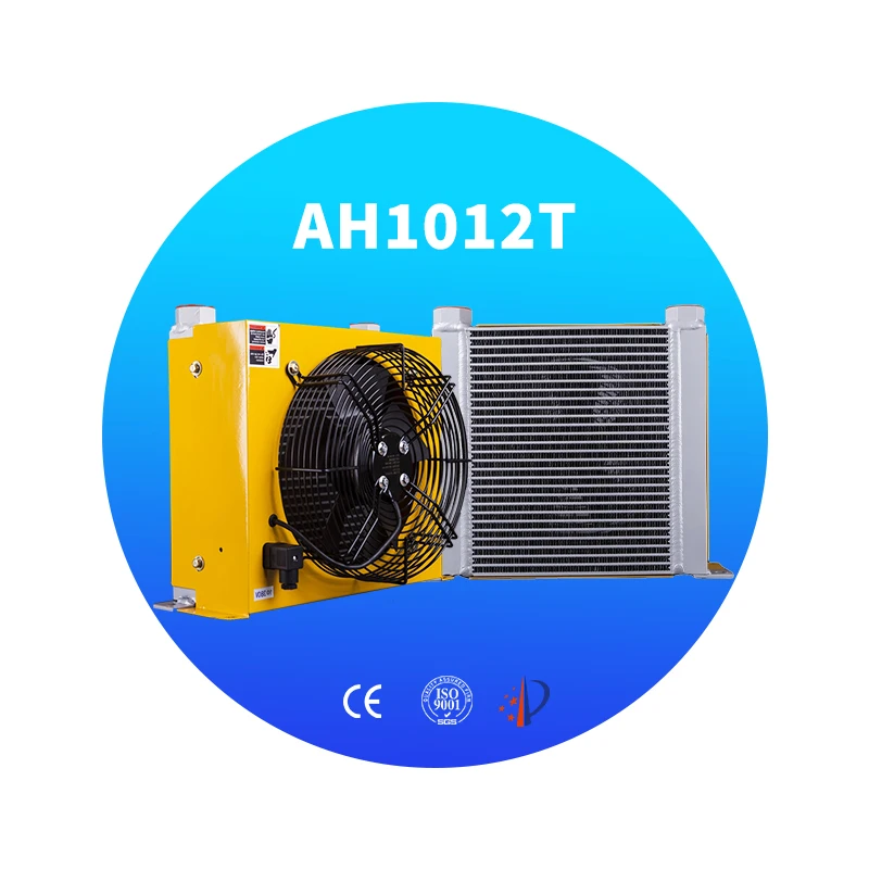 HM Best Sale Aluminum Oil Radiator Oil Cooling Hydraulic Oil Cooler With Fan