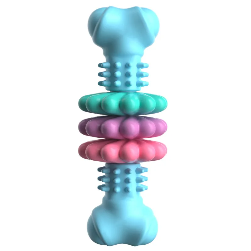 new Petal Bone Teeth Cleaning Chew Toy for Large Dogs Pet Interactive Toys Bones Dog Candy Toothbrush Treat Tools