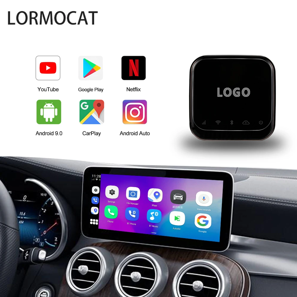 Road Top Large Screen Display 8.8 inch Touch Screen Carplay Android Auto Multimedia Player Wireless Carplay Screen