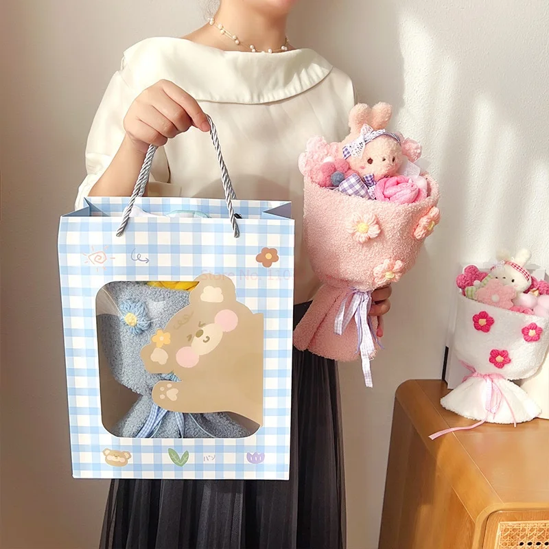 Плюшевый букет Cinnamoroll Рождественский подарок на выпускной Мультяшные куклы друзья каваи креативный милый аниме с