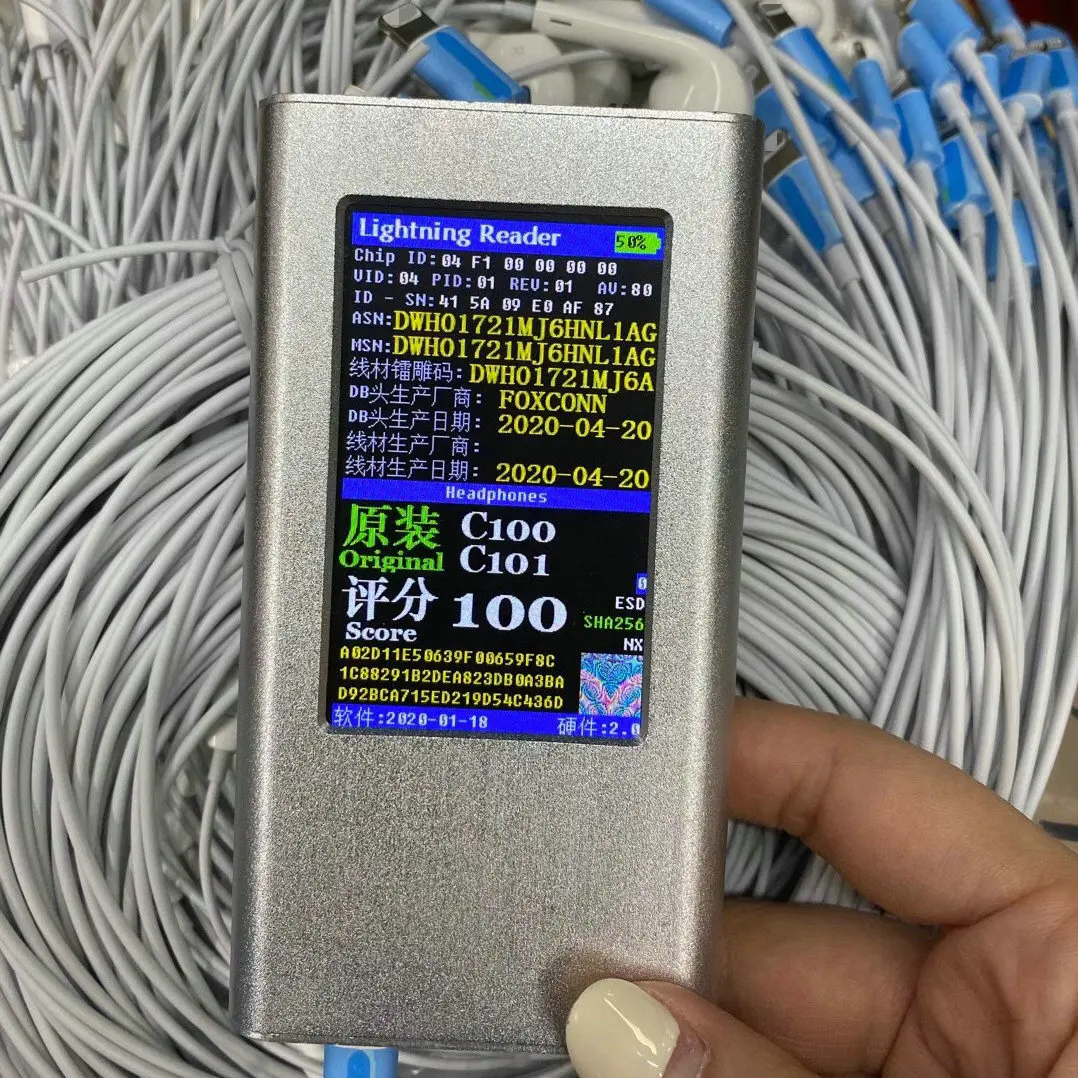  100% оригинальная Проводная гарнитура C100 наушники-вкладыши с микрофоном для Apple iPhone 12 11 x xr xs 7 6 Pro