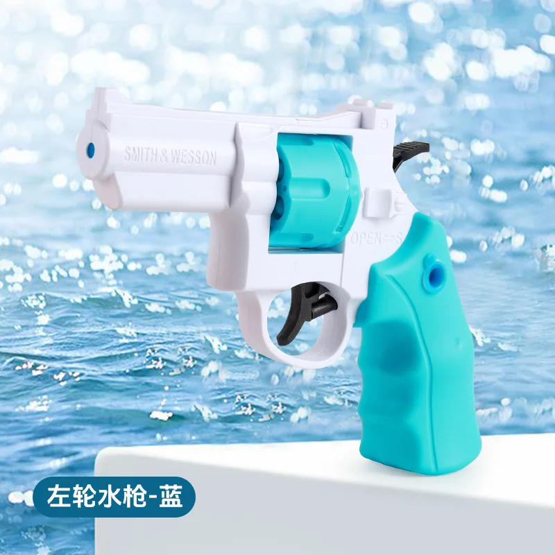 2024 New Style Automatic Water Guns Mechanical Continuous Firing Revolver Water Gun Toys For Kids And Adults