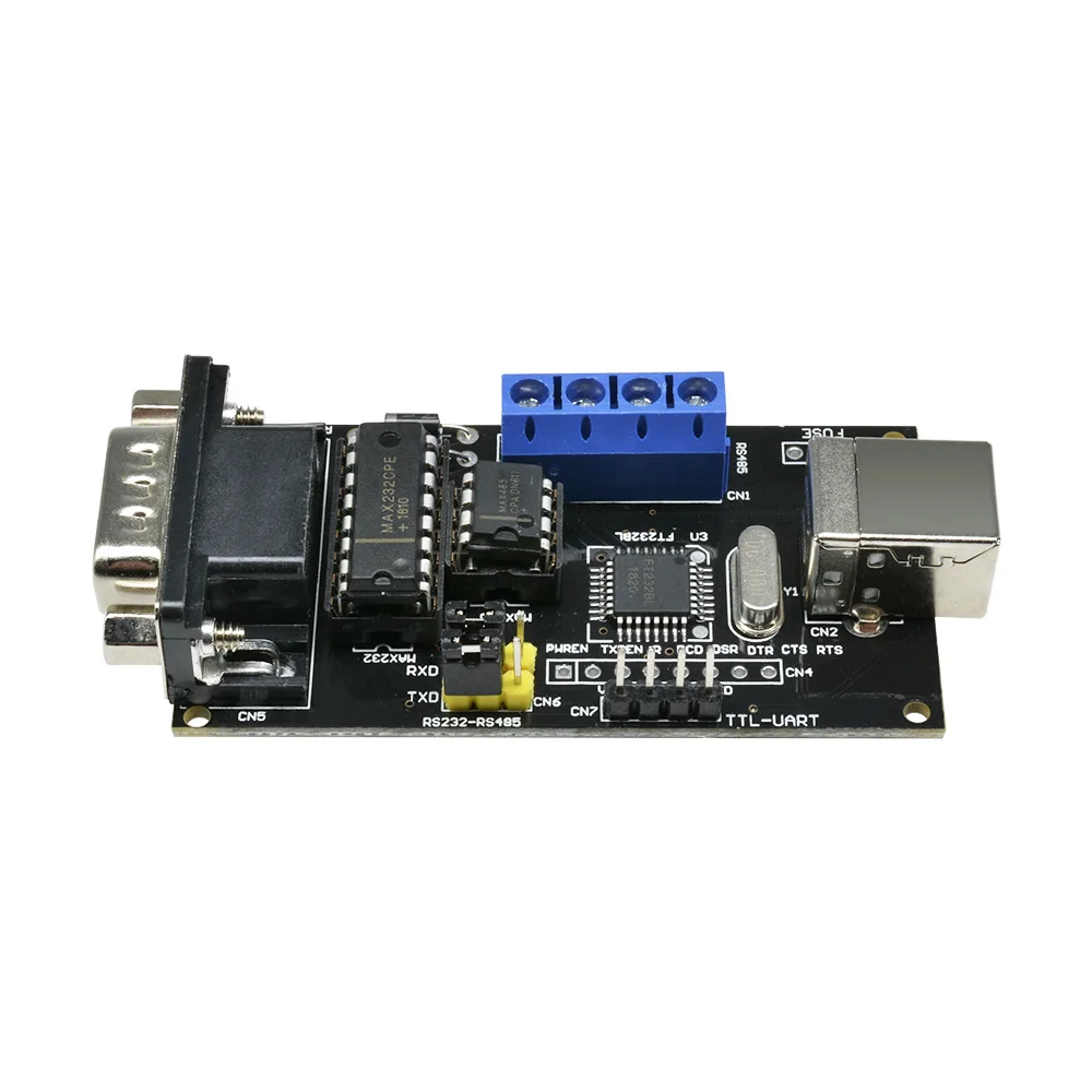  Стандартный USB-преобразователь FT232BM/BL FTDI на последовательный RS232 TTL UART RS485 плата модуля контроллера DB9 для стандарта
