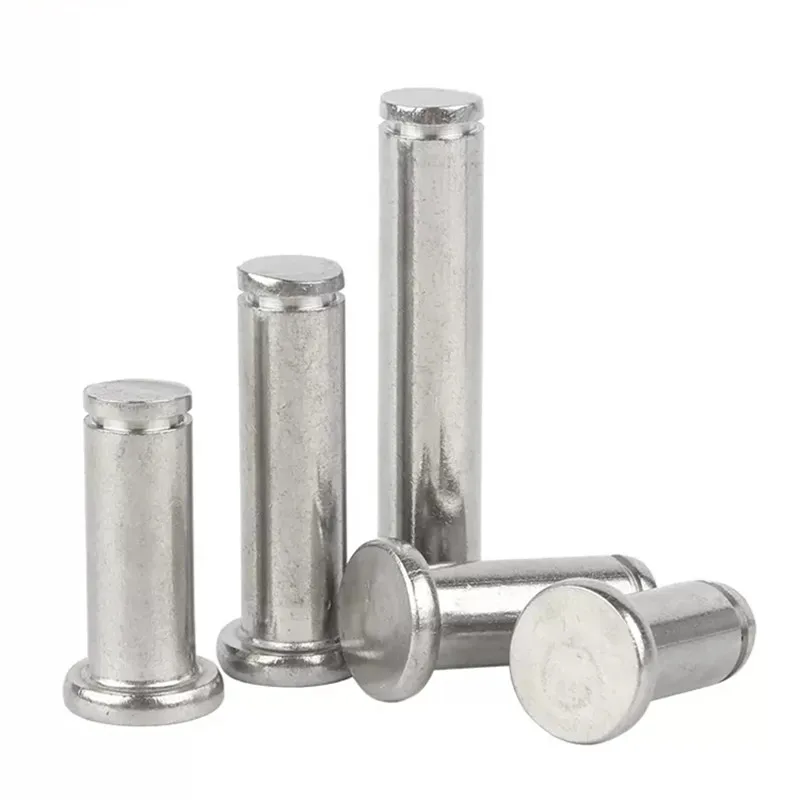 M3 M4 M5 M6 M8 M10 M12 Round Flat head Stainless Steel 304 316 Clevis Pin with groove