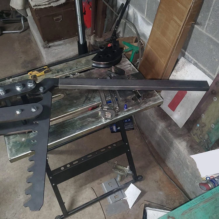 Tube Pipe Bender Black Oxide Coating Steel Manual Hand Tubing Bender Pipe Replace for WFB2  Square Tubing Bender