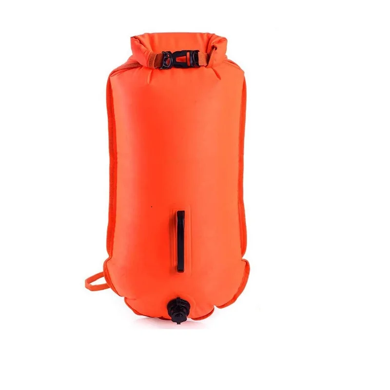Open Water Highly Visible Swim Buoy Tow Floats Waterproof Dry Bag Swim Safety Float Keep Gear Dry