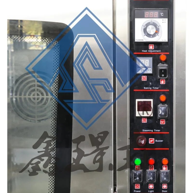 Long Service Life High Production Bakery Hot Air Circulation Gas Convection Oven For Bread And Cake Baking