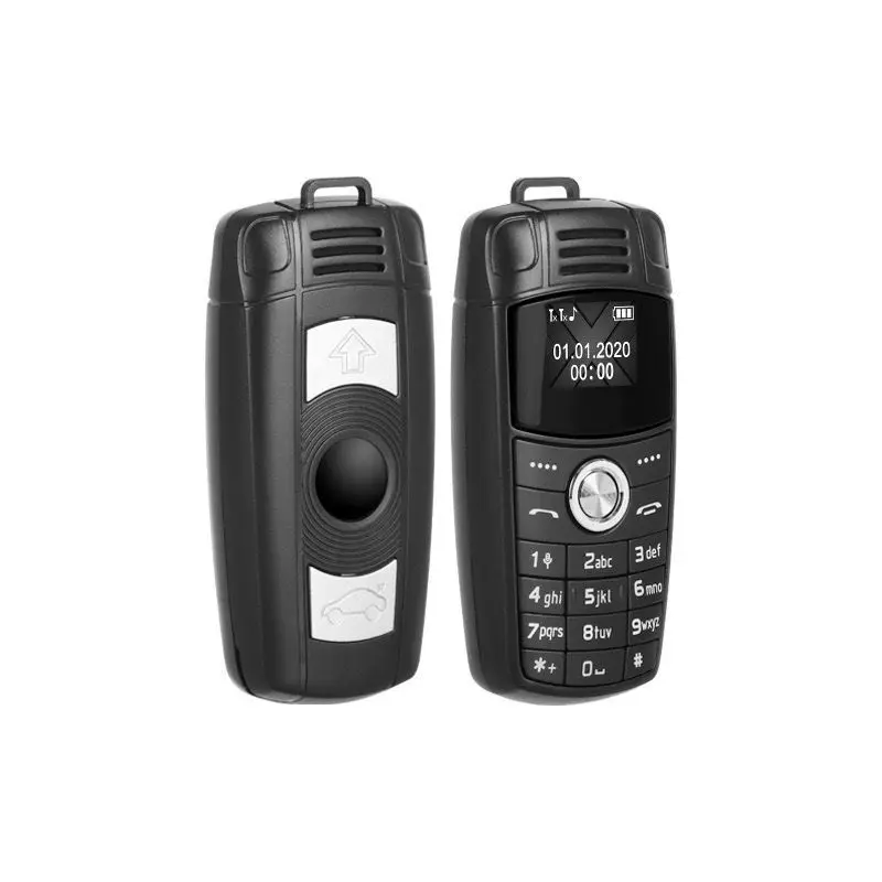 
X6 Mini Cell phone Car Key Smallest Phone Celulares Quad band Dual SIM MP3 Magic Voice Mobile Phone 