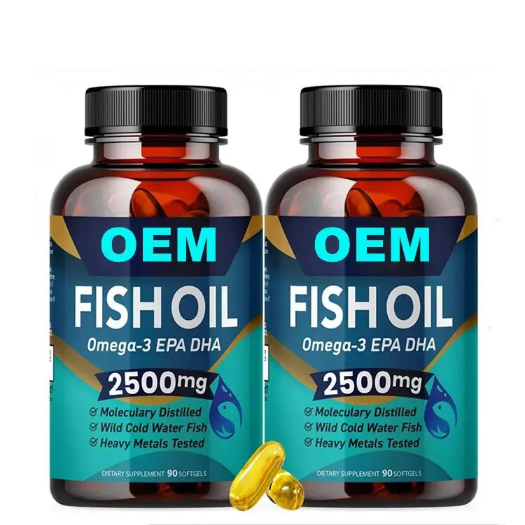 Wholesale Health Care OEM Fish Oil Softgels High Quality Supplement 1000mg Omega 3 Fish Oil Softgels Fish Oil Capsules