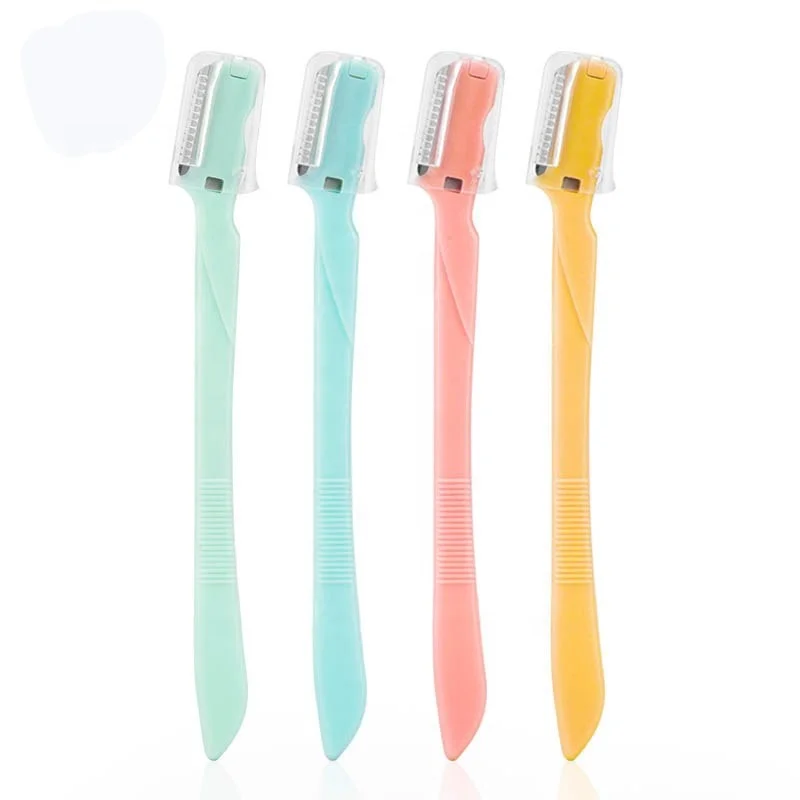 New Detachable Blade 3Pcs Beauty Eyebrow Trimmer Razor Set For Eyebrow