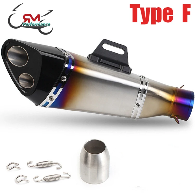 51MM Universal Motorcycle Exhaust Pipe Yoshimura R11 Modified Escape Moto For Z650 Z900 ER6N CBR1000RR YZF R1 R3 S1000RR Slip On
