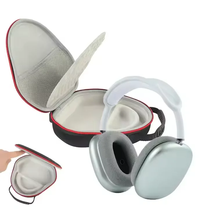 Custom Durable EVA Over-Ear Travel Case Skullcandy/JBLs/Bose/Sony Headphones Zipper Storage Bag Silk Leather PU PC Hard Options