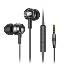 LAm100 High Quality Hybrid Earphone With Mic Hifi Bass Headphone Wired 3.5mm In Ear Earphones For Phone Mp3