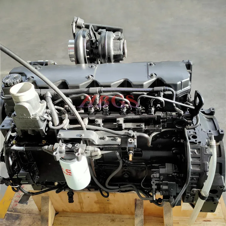 6-cylinder 4-stroke turbocharged aftercooling mechanical diesel engine assembly QSB6.7