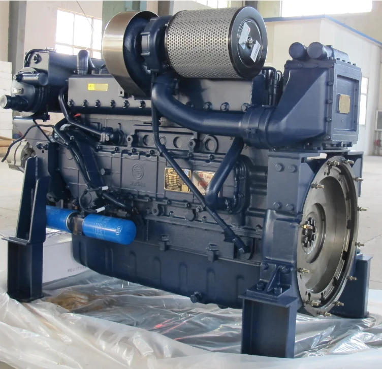 В наличии Weichai Судовой двигатель 190HP WD10C190-15 с предварительным HC138 коробки