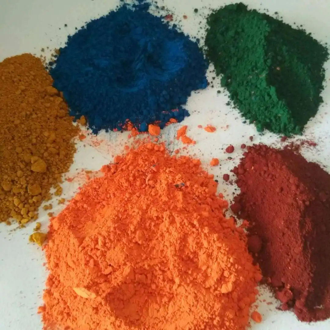 E   factory Price in bulk stock Pigment red/green/yellow/black/blue for industrial/masterbatch use