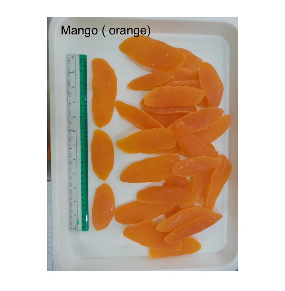 The Premium High Quality of Fruit Products the Dried Fruit of Mango Slice (yellow, Orange ) with Hot Selling Price