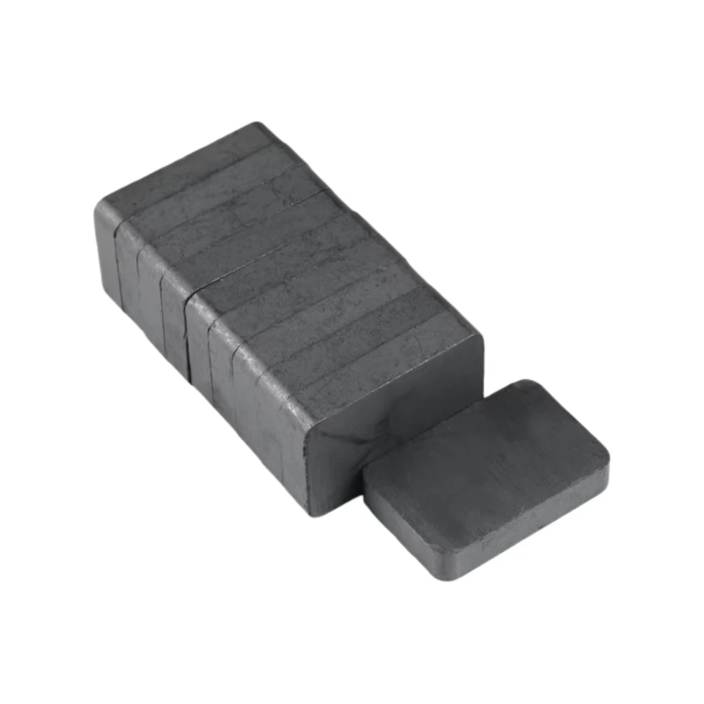 Powerful Round Ferrite Magnets Square Permanent Magnetic Ferrite Magnet