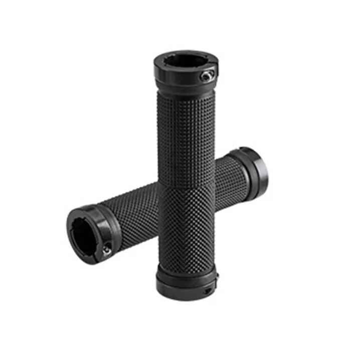 Wholesale Double Lock on Bike Handlebar Grips Rubber Bicycle Hand Grip Suitable for Folding Bike BMX MTB Beach Cruiser Scooter