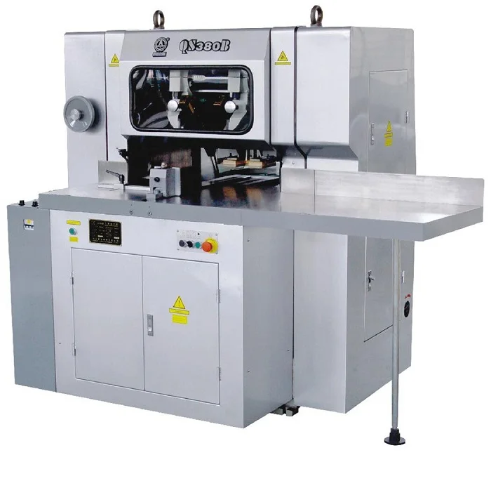 QS380B high quality hot sale three-sided book binding\three knife trimmer cutting machine