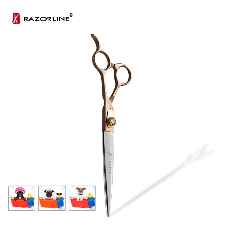 Professional Pet Scissors Set 440c Straight Shears Pet-grooming-scissors Thinning Curved Scissors