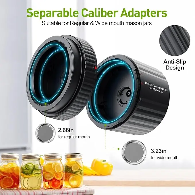 MINI Portable Home Kitchen Electric mason Jar Vacuum Sealer for fresh food storage