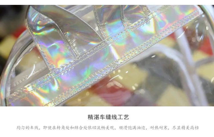 
Wholesale Personalized Waterproof shoulder bag Fashions Women Girls Transparent Backpack Bag Kids PVC Clear Backpack 