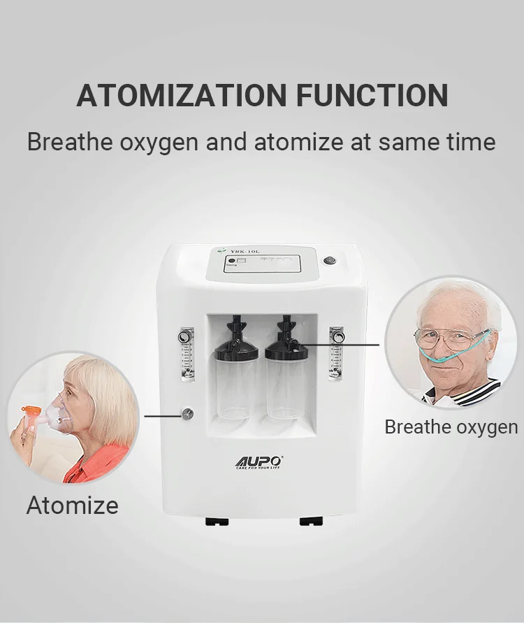 China manufacturer green low noise cheap prices of medical oxygen generator 10L Oxygen Concentrate Machine