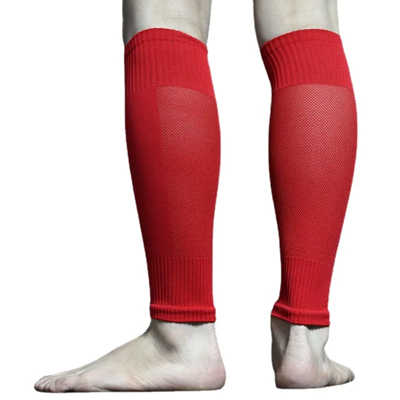 Solid Color Leg Sleeve Running Sports Socks Match Soccer Socks  Outdoor Exercise Calf Compression Sleeve
