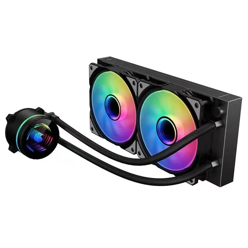 Ruiquan OEM Manufacture Custom Computer Liquid CPU cooler 240 Aio Water Fan Cooler for Gaming PC LGA Intel Water Cooler CPU Fan