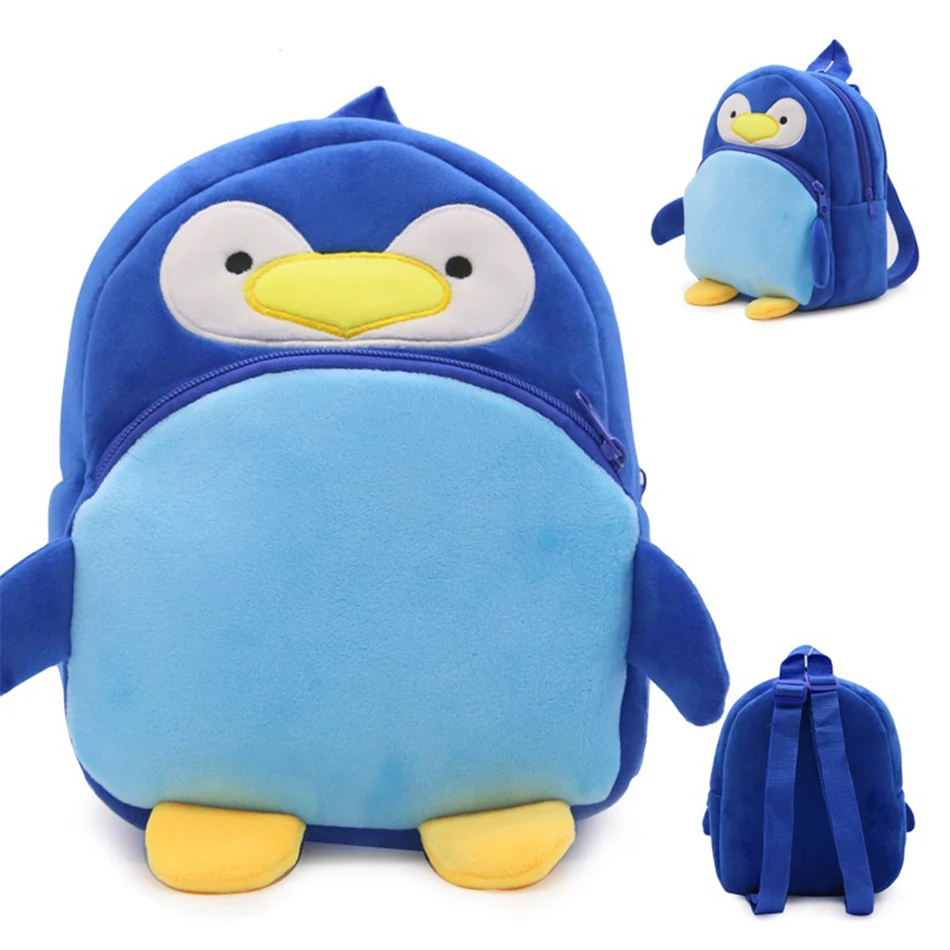 Высококачественная детская школьная сумка, плюшевый Детский рюкзак с мультяшными игрушками, школьные сумки для мальчиков и девочек, подарок для детей