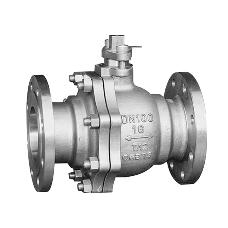 Factory customized titanium ball valve for industrial pipeline