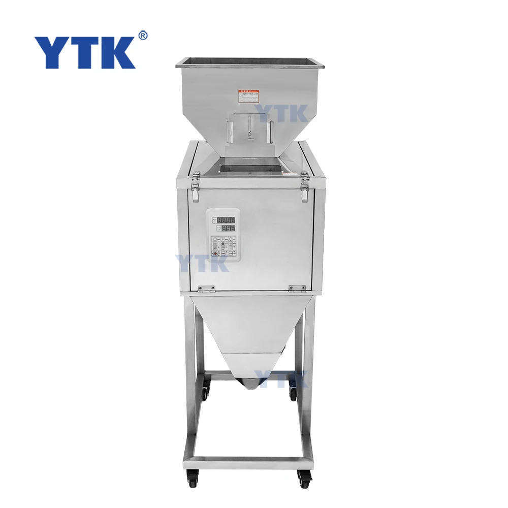 YTK-W20C Large hopper weighing filling dispensing machine for puffed snacks popcorn potato chips dry vegetables fruits packaging