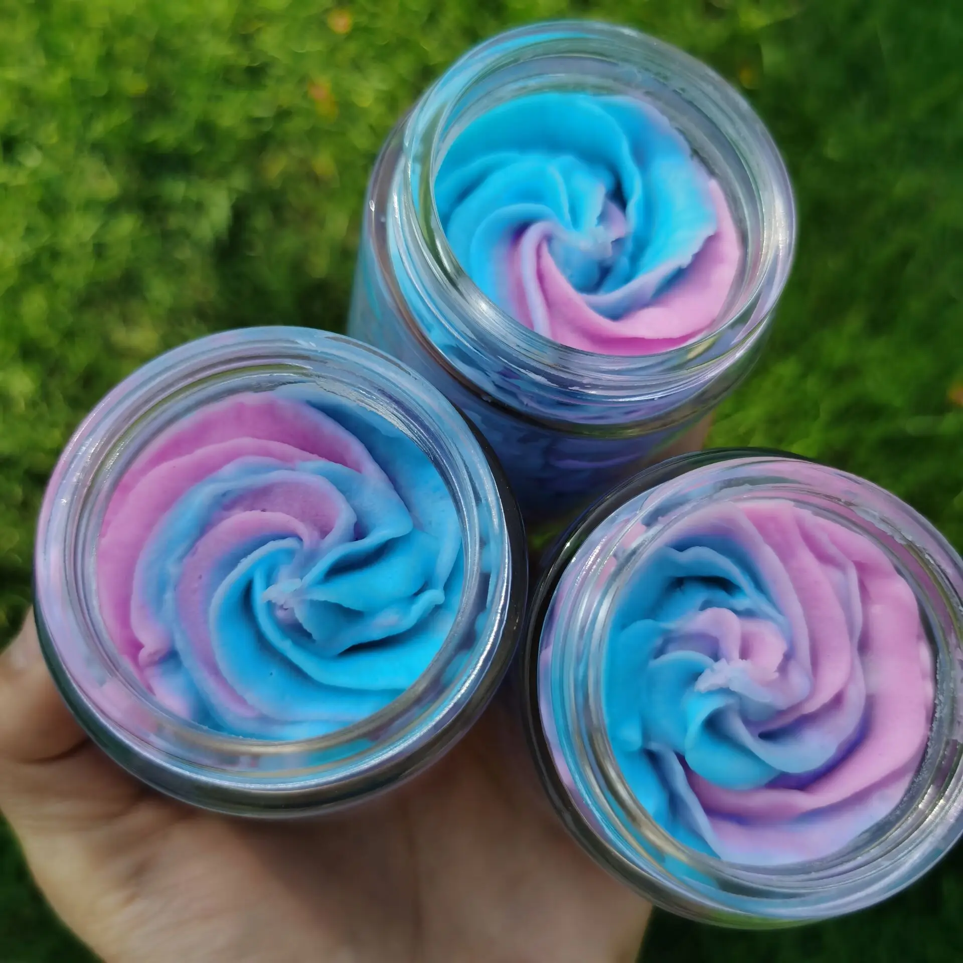 Unicorn Color Fruit Ice Cream Whipped Body Butter Infused with Matcha, Acaii, Rose and Collagen Moisturizing Body Cream