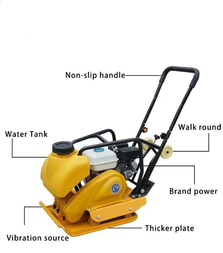 Best Quality Gasoline Diesel Engine Handheld Plate Compactor 350kg Mini Plate Compactor Vibrating Plate Compactor