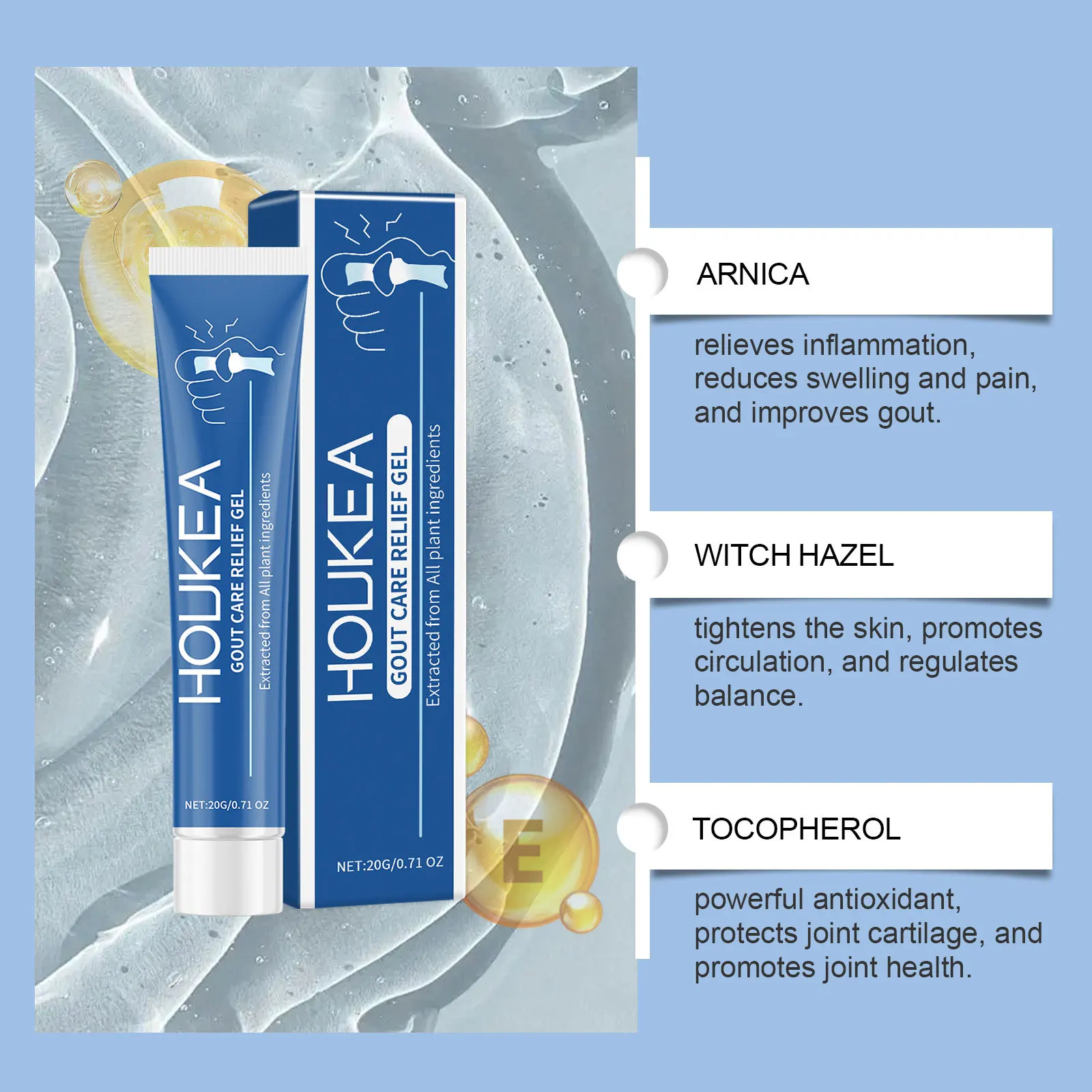 Joint soothing care gel relieves wrist and knee comfort body external application care gel