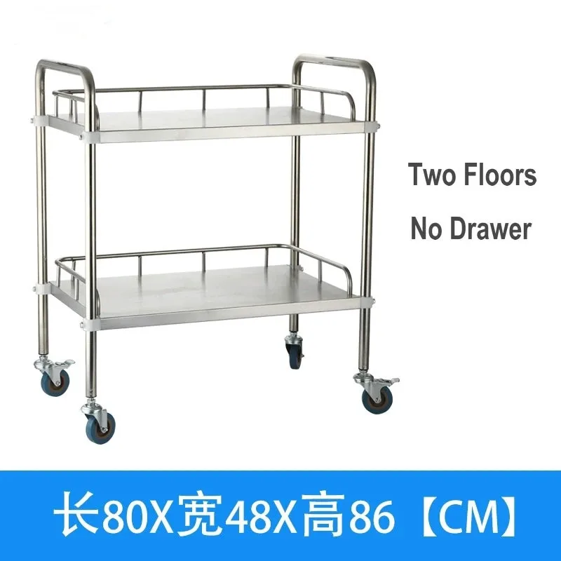 Stainless Steel Dressing Trolley Patient Medical Device Trolley
