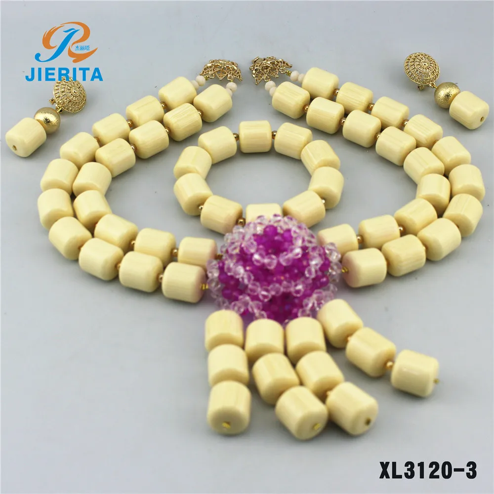 XL3120-1 African design high quality new big red three ring beads handmade wedding jewelry